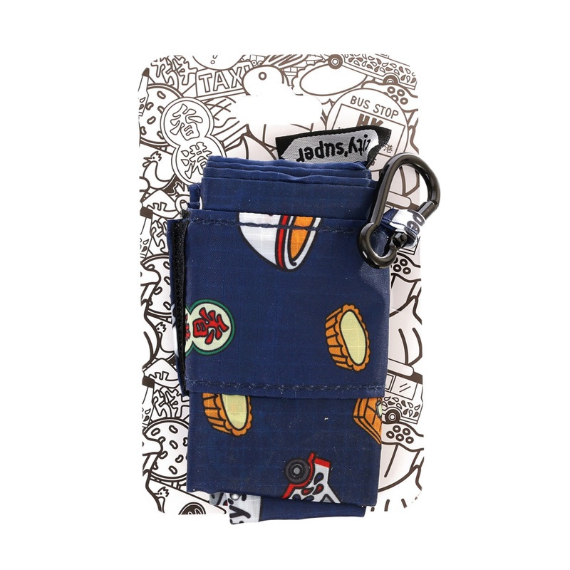 CITYSUPER HK Foldable Bag Roll-Mini-Blue