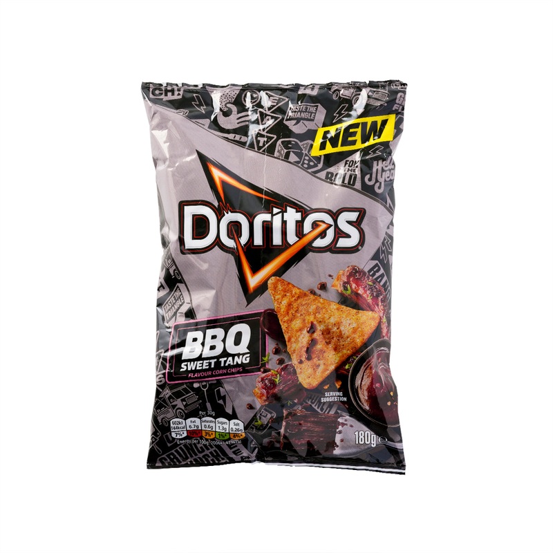 DORITOS Tortilla Chips - Sweet BBQ Flavor  (180g)