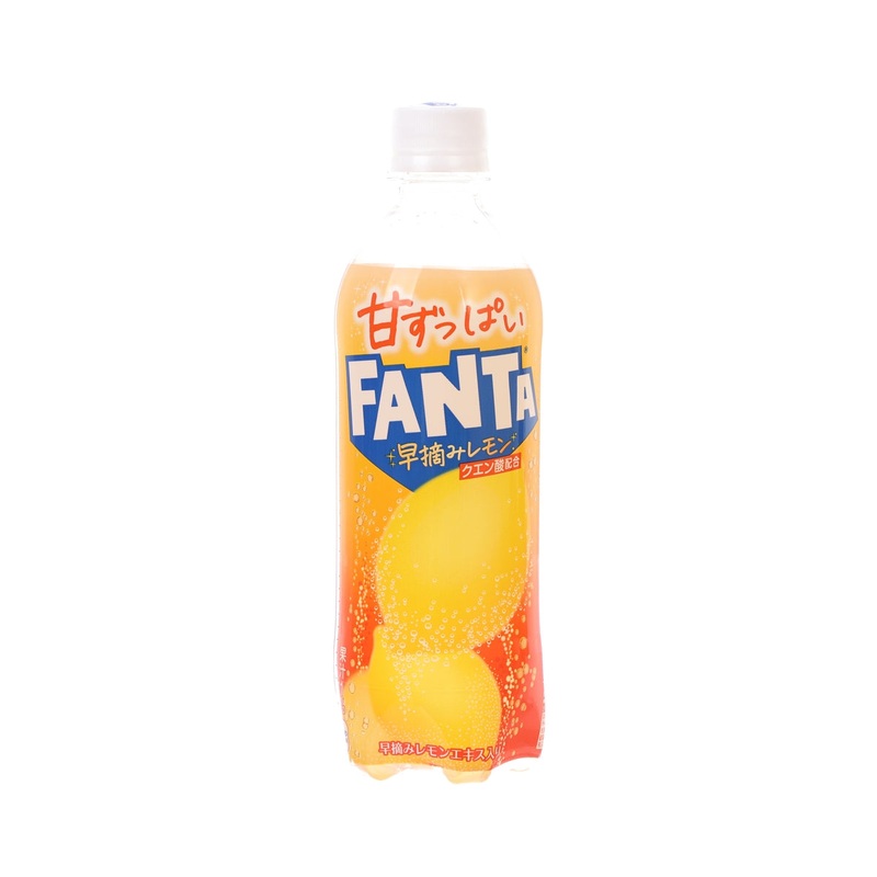 FANTA Lemon Flavor Soft Drink [PET]  (490mL)