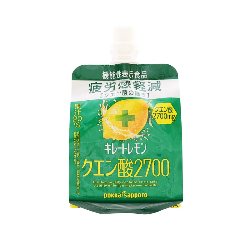 POKKA SAPPORO Kireto Lemon Jelly Drink  (165g)