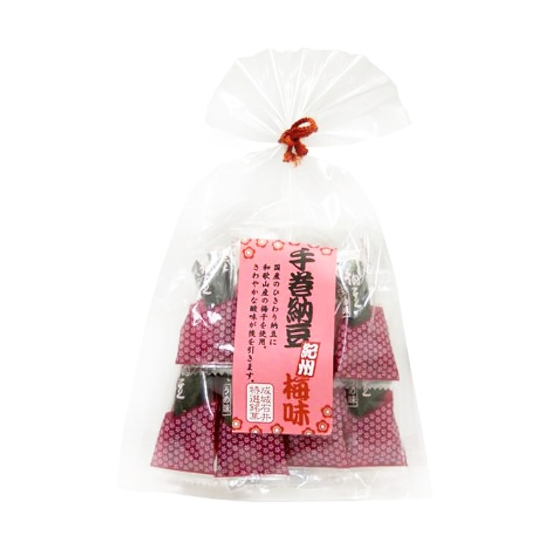 SEIJOISHII Wrapped Dried Natto with Seaweed - Kishu Plum  (9pcs)