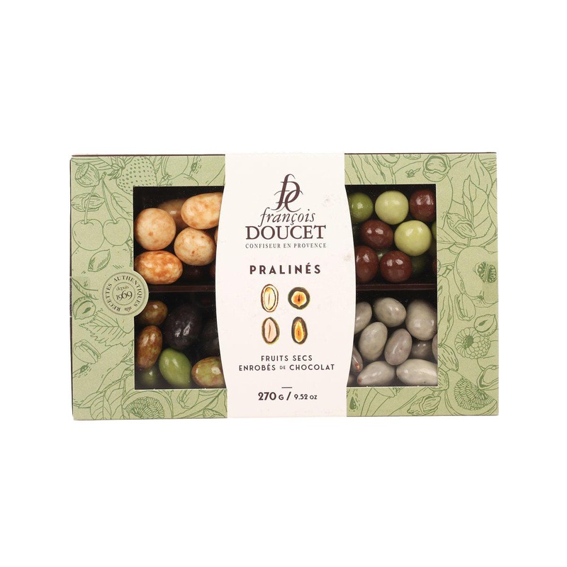 FRANCOISDOUCET Assorted Coated Almonds and Hazelnuts Pralins Gift  (270g)