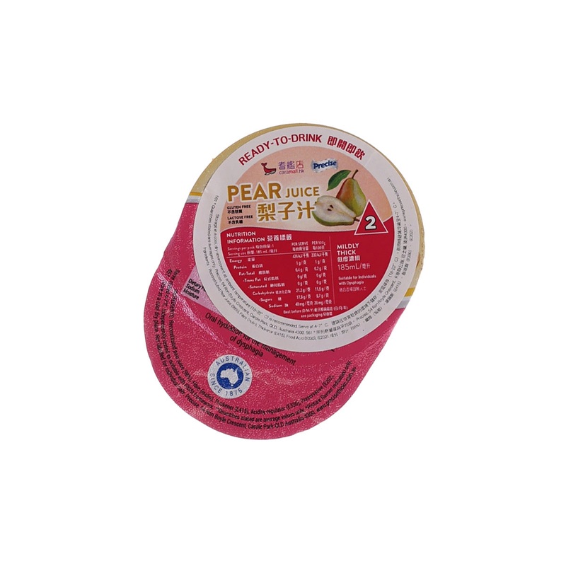 PRECISE Ready-to-Drink Thickened Pear Juice - Mildly Thick I2  (185mL)