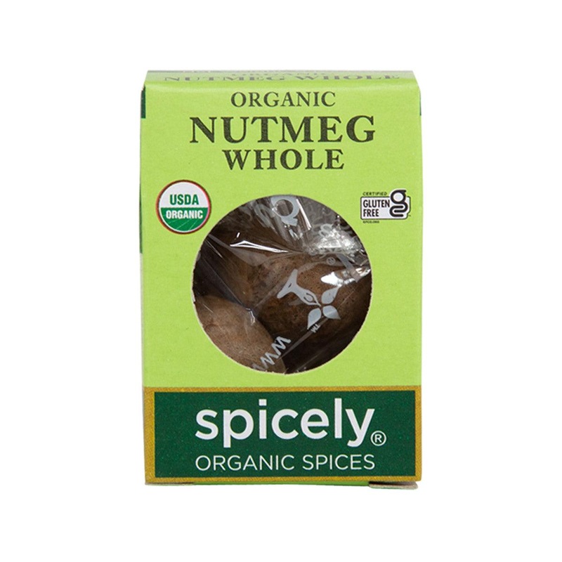 SPICELY Organic Nutmeg - Whole  (2g)