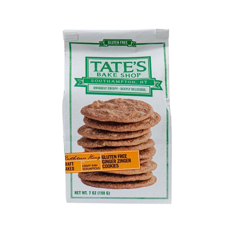 TATE'S Gluten Free Ginger Zinger Cookies  (198g)