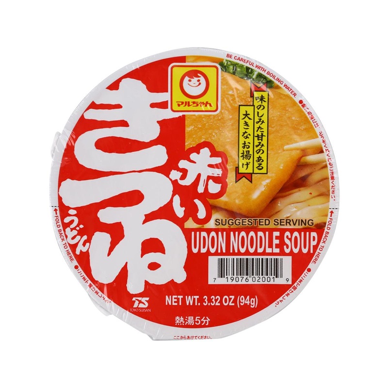 TOYO SUISAN Maruchan Bean Curd Skin Udon Noodle - Red Cup  (94g)