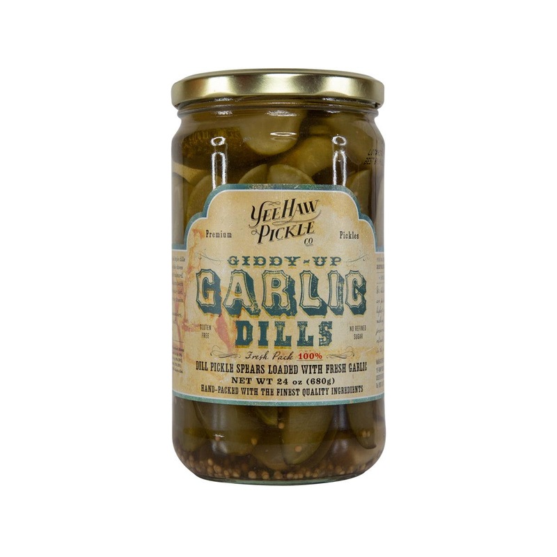 YEE-HAW PICKLE Pickles - Garlic Dills  (680g)