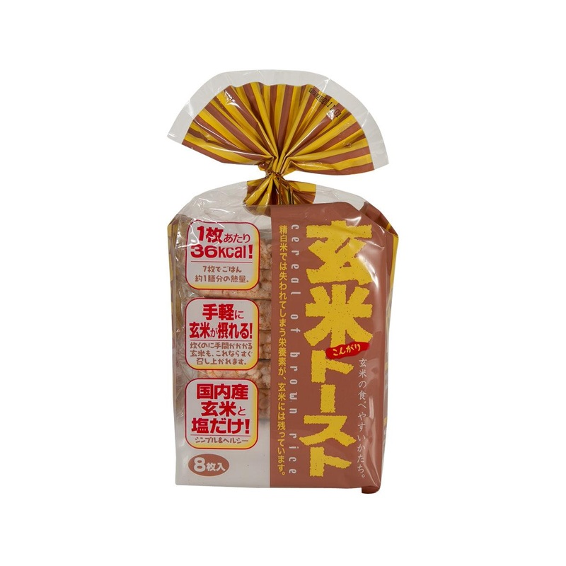 ZAOU BEIKA Crispy Brown Rice Cracker  (8pcs)