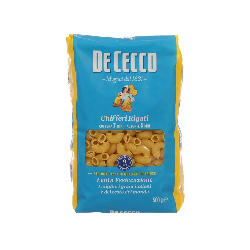 DE CECCO #33 Chifferi Rigati Pasta  (500g)