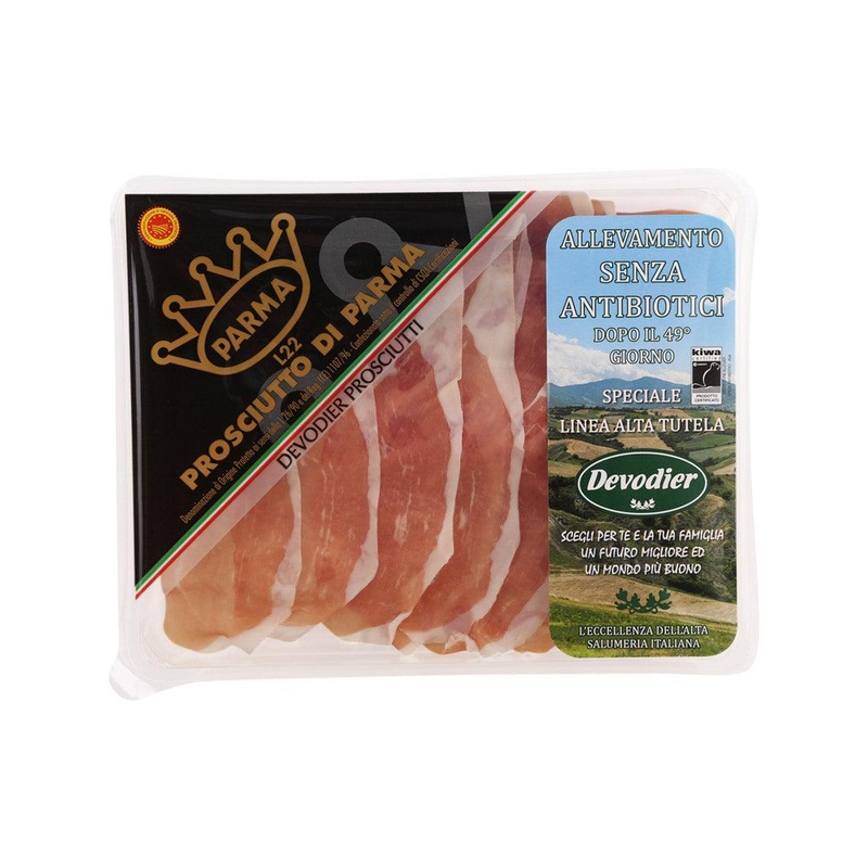 DEVODIER Prosciutto di Parma DOP Ham - Free from Antibiotics [24 Months] (80g)