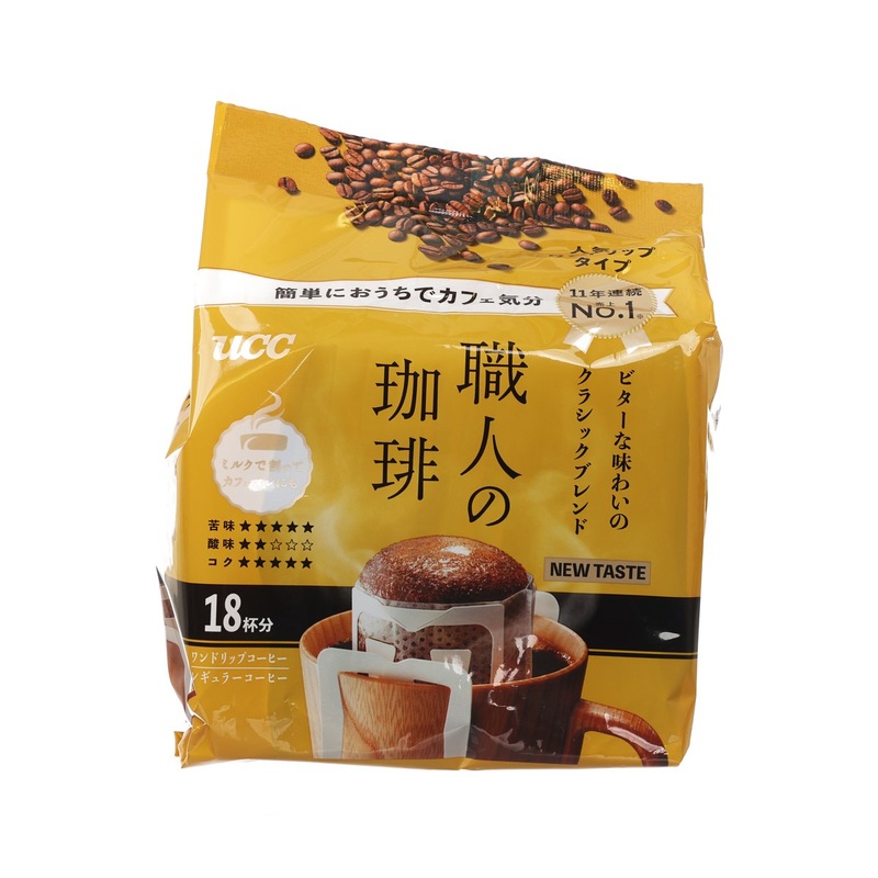 UCC Shokunin Drip Coffee - Bitter Classic Blend  (18 x 7g)