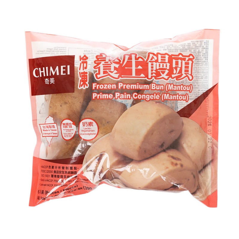 CHIMEI Frozen Premium Bun (Mantou)  (6pcs)