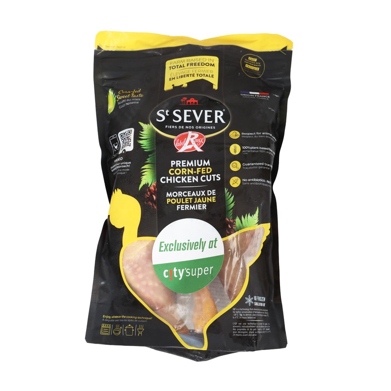 CITYSUPER French Frozen Yellow Chicken Leg - IQF (Free of Added Hormone)  (900g)