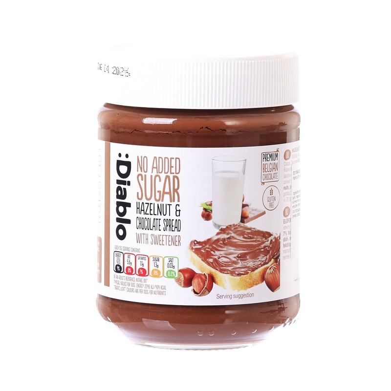 DIABLO No Added Sugar Hazelnut Chocolate Spread  (350g)