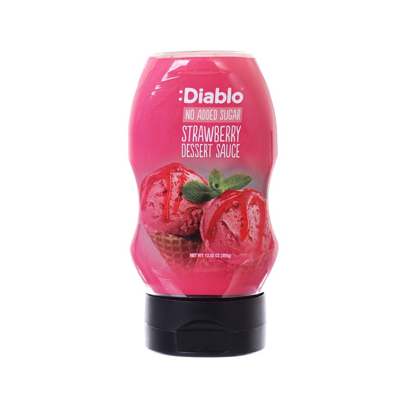 DIABLO No Added Sugar Strawberry Dessert Sauce  (290mL)