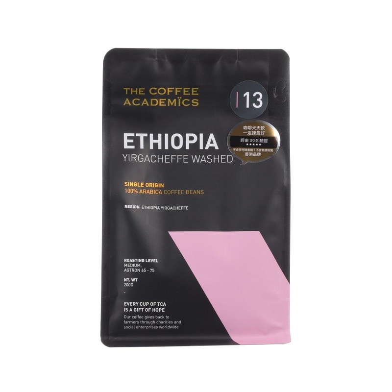 THE COFFEE ACADEMICS Coffee Beans - 13 Ethiopia Yirgacheffe Washed  (200g)