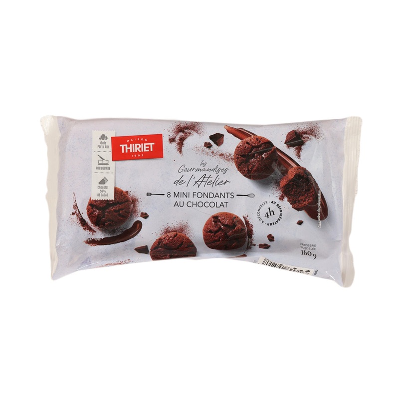 THIRIET 8 Mini Chocolate Fondants  (160g)