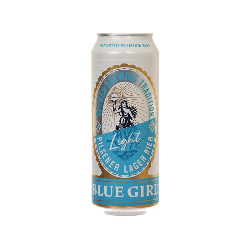 BLUE GIRL Pilsner Lager Beer Light (Alc 3.5%) [Can]  (500mL)