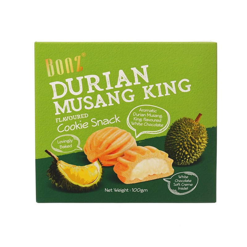 BONZ Durian Musang King Flavoured Cookie  (100g)
