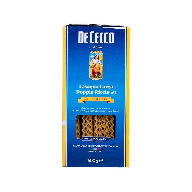 DE CECCO #1 Curly Lasagne  (500g)