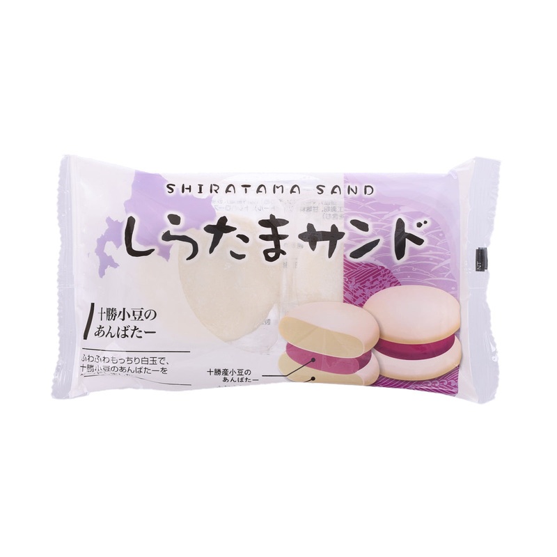 TOKACHISWEETS Shiratama Mochi Sandwich Cookie with Red Bean Paste & Butter  (2pcs)