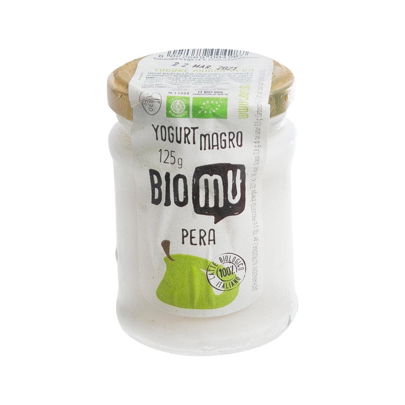 BIOMU Organic Low Fat Yoghurt - Pear  (125g)