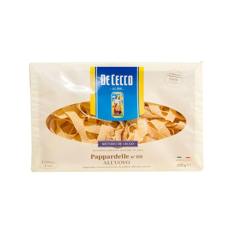 DE CECCO #101 Egg Parpadelle Pasta  (250g)