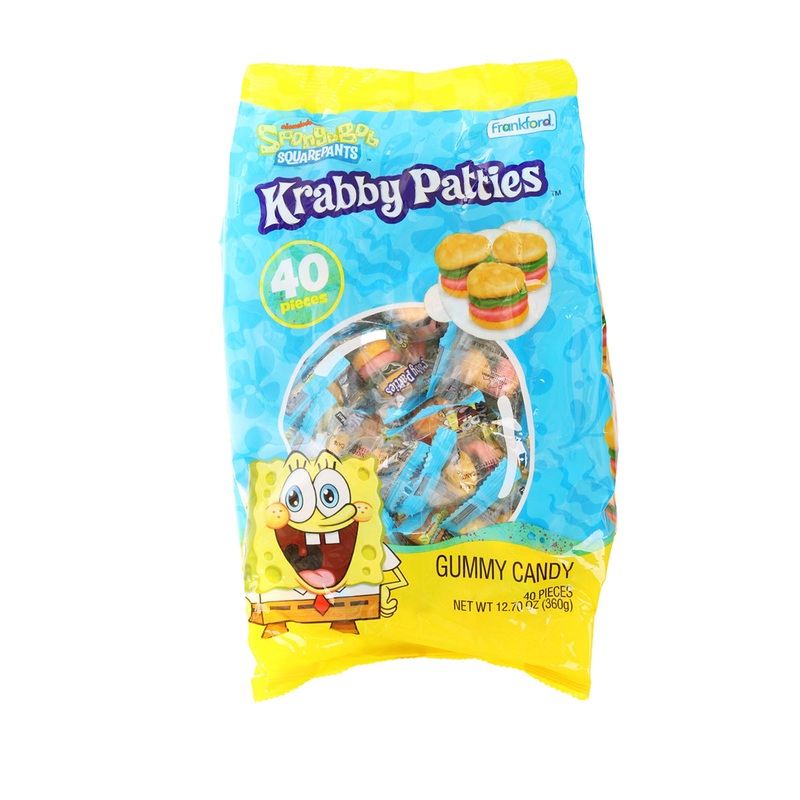 FRANKFORD Spongebob Squarepants Krabby Patties Gummy Candy  (360g)