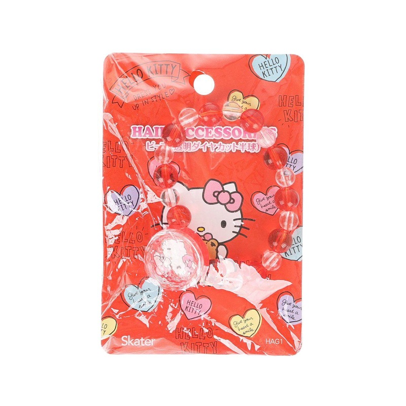 SKATER Beads Hair Tie - Hello Kitty