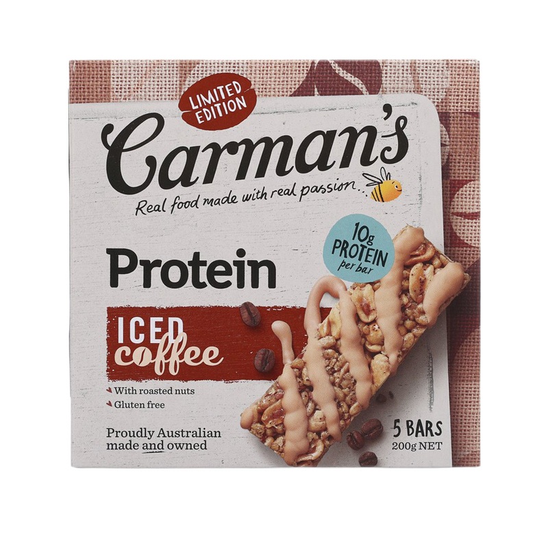 CARMAN'S Iced Coffee Flavour Protein Bar  (200g)