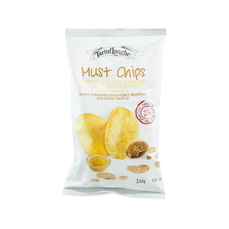 TARTUFLANGHE Honey Mustard and White Truffle Flavoured Potato Chips  (100g)