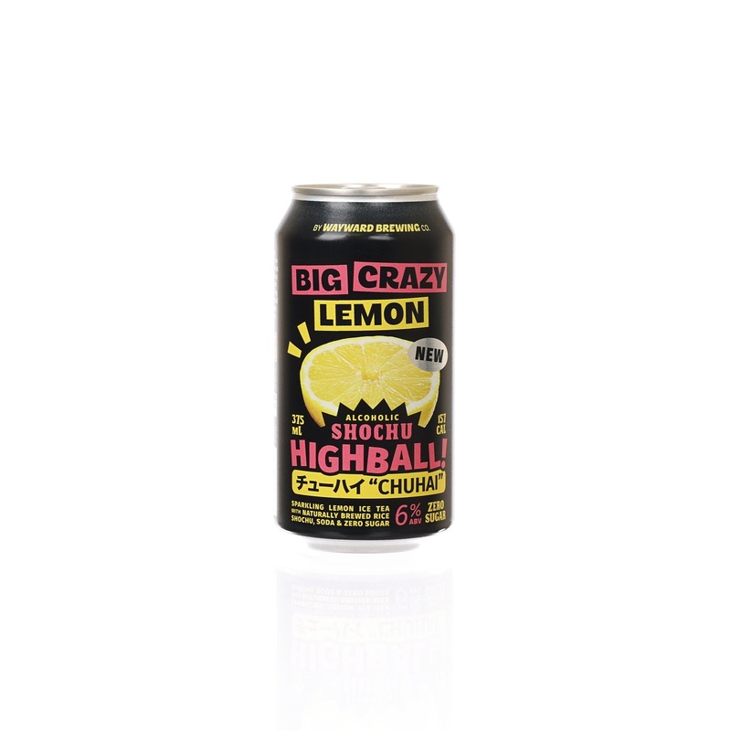 WAYWARD Big Crazy Lemon Shochu Highball (Alc. 6%) [Can]  (375mL)
