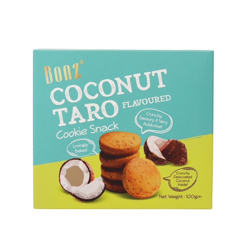 BONZ Coconut Taro Flavoured Cookie  (100g)
