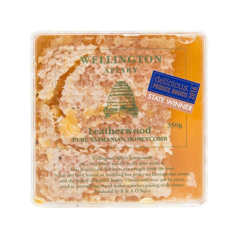 WELLINGTON APIARY Leatherwood Honeycomb  (300g)