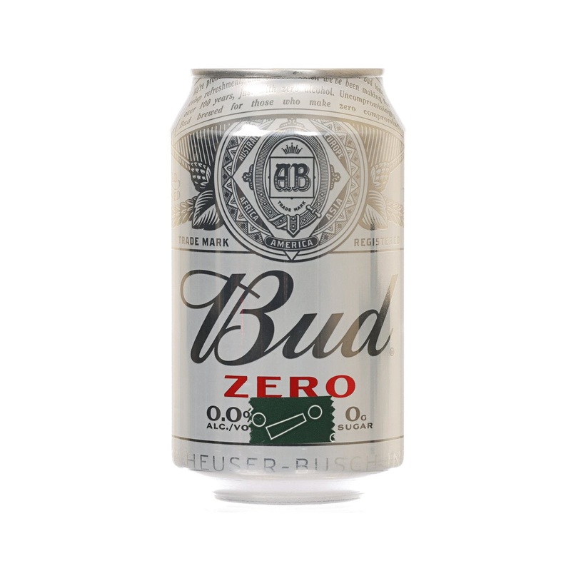 BUDWEISER Bud Zero Alcohol Free Lager Beer [Can]  (330mL)