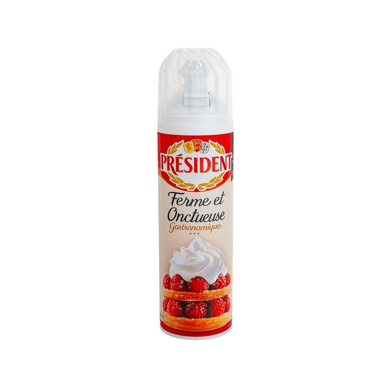 PRESIDENT UHT Cream in Aerosol Container  (250g)
