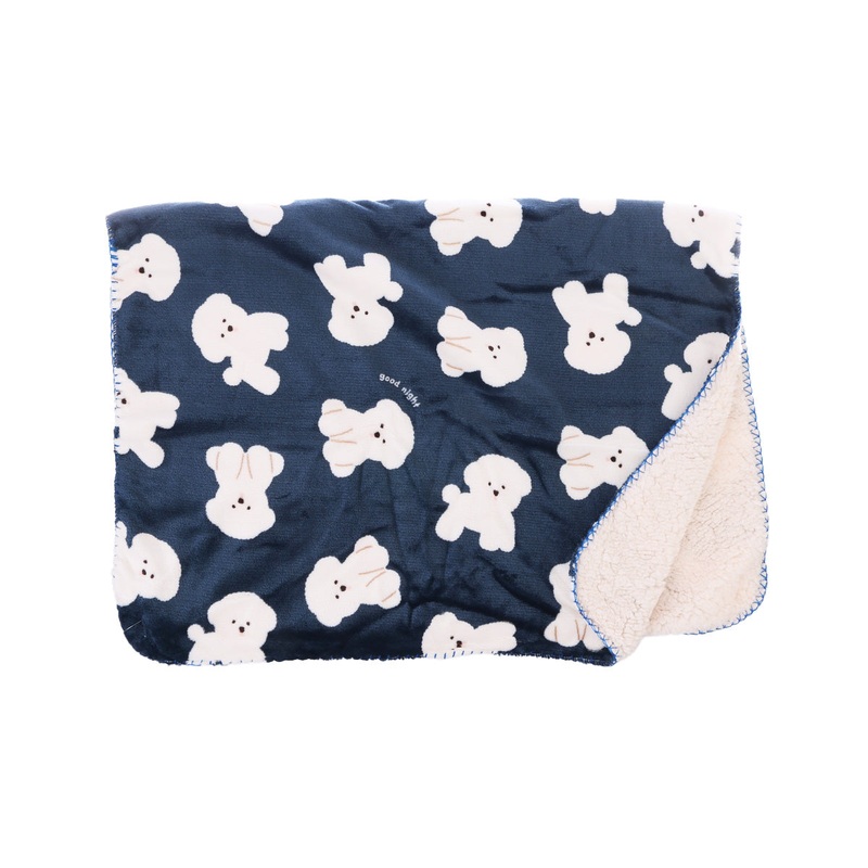 SENBADO 3Way Blanket Bichon - Navy - L35 x W26cm