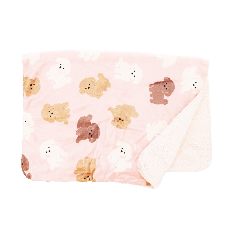 SENBADO 3Way Blanket Toypoo - Pink - L35 x W26cm