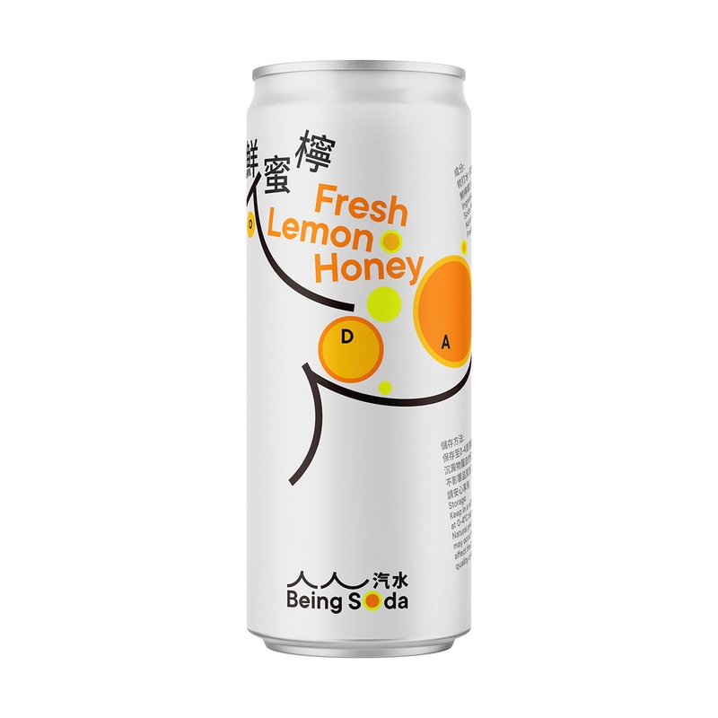 BEINGSODA Fresh Lemon Honey Soda [CAN]  (330mL)