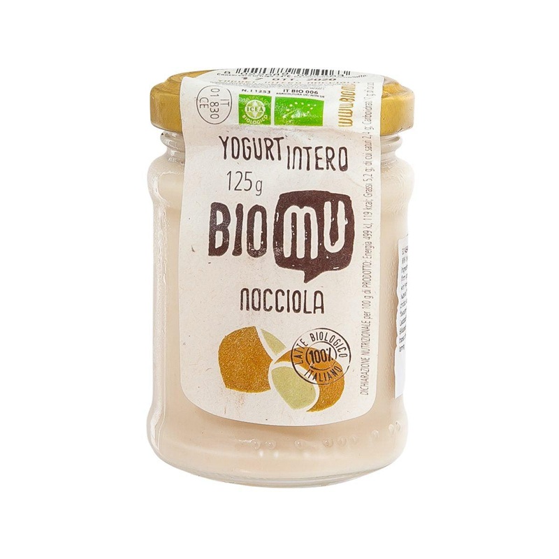 BIOMU Organic Whole Milk Yoghurt - Hazelnut  (125g)