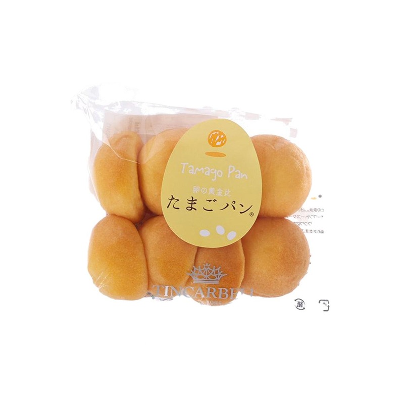 TINCARBELL Egg Bread - Plain  (8pcs)
