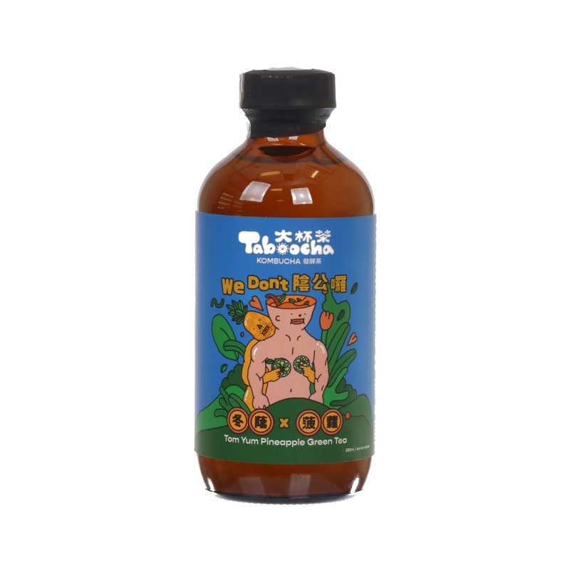 TABOOCHA Tom Yum Pineapple Green Tea Kombucha  (250mL)