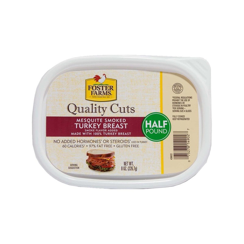 FOSTER FARMS Mesquite Smoked Turkey Breast  (8oz)