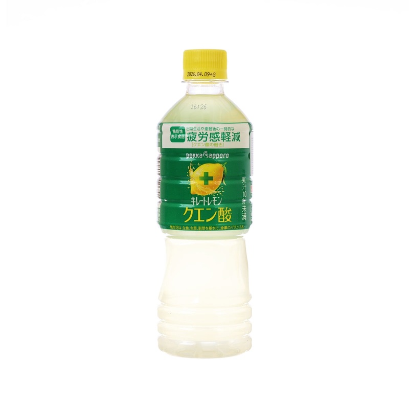 POKKA SAPPORO Kireto Lemon Citric Acid Drink [PET]  (525mL)