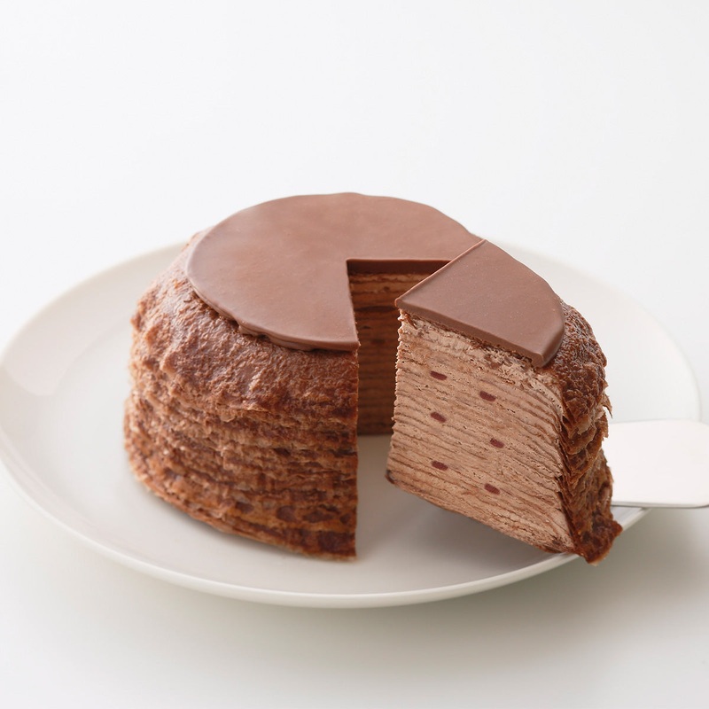 SUZETTE Mille-Crpe Cake - Double Chocolate (Frozen)  (1pc)