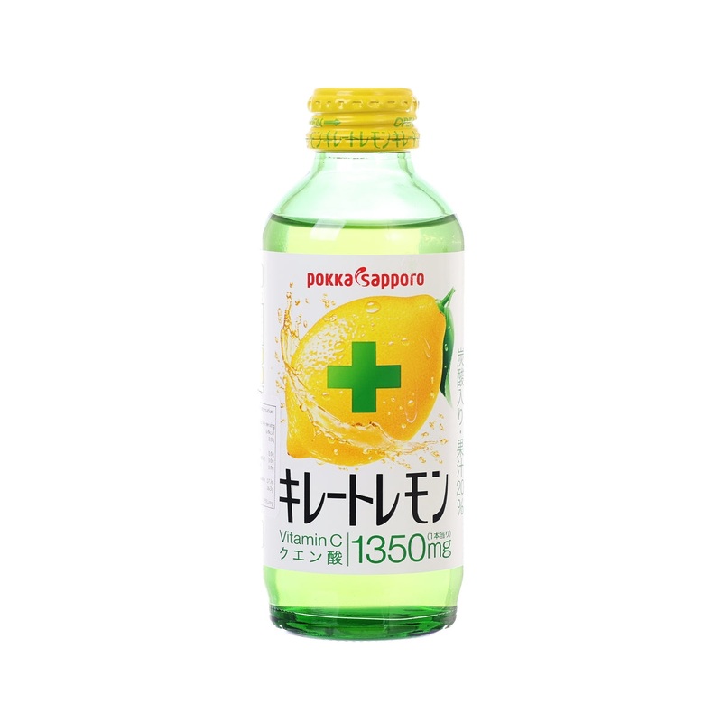 POKKA SAPPORO Kireto Lemon Drink [Bottle]  (155mL)