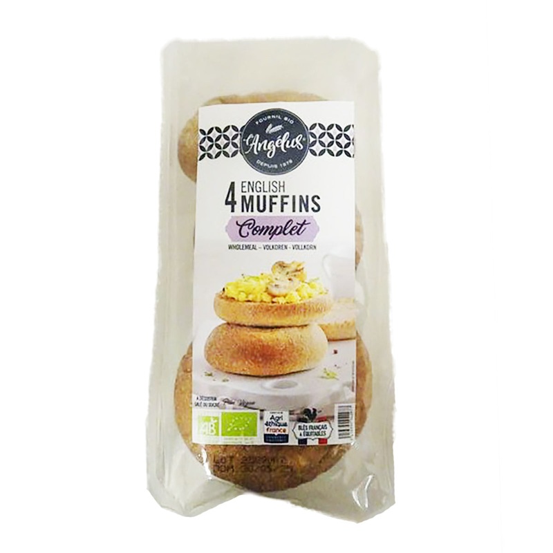 BIOFOURNIL Organic Wholemeal English Muffin (240g)