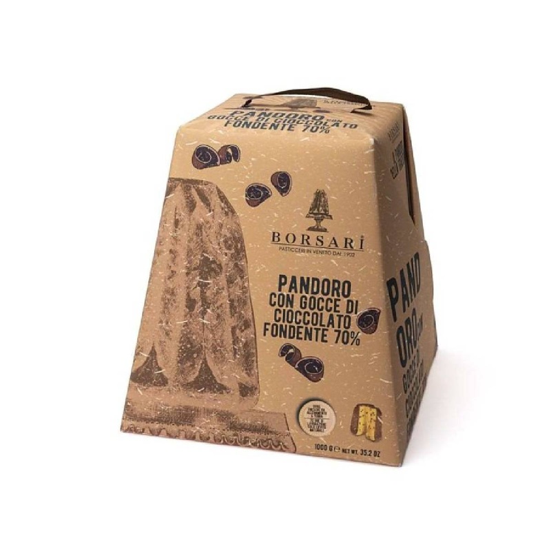 BORSARI Pandoro with Chocolate Chips 70%  (1000g)