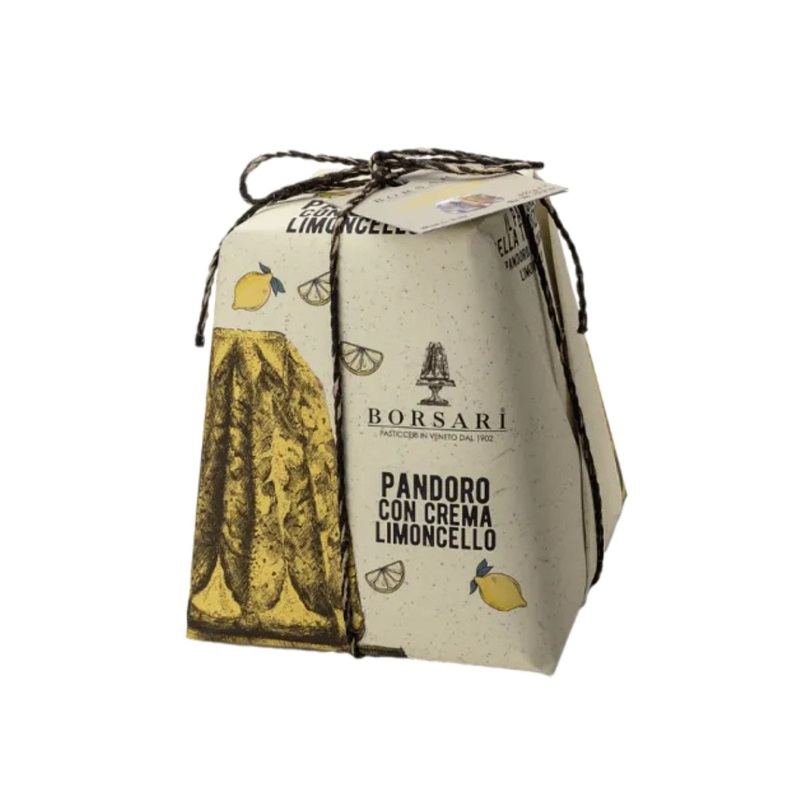 BORSARI Pandoro with Limoncello Cream  (850g)