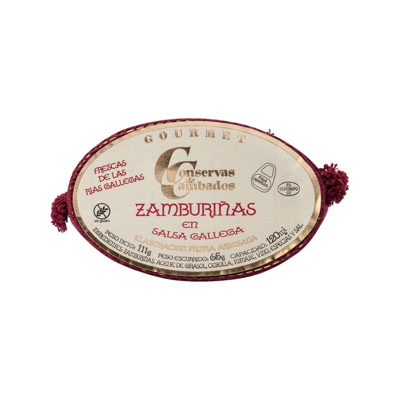 CONSERVAS DE CAMBADOS Small Scallops in Galician Sauce  (111g)